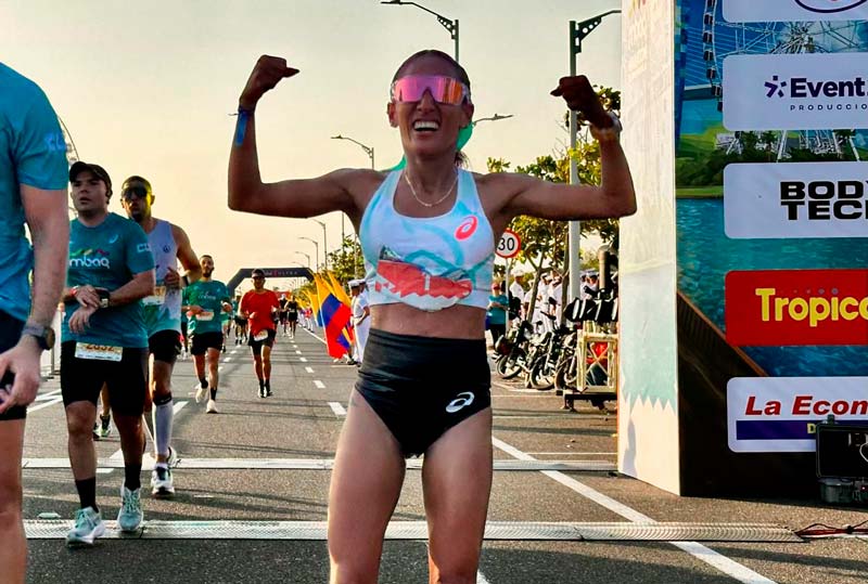 Wilson Sáenz conquista la pista de Barranquilla y Kellys Arias repite vicotoria en la Maratón 