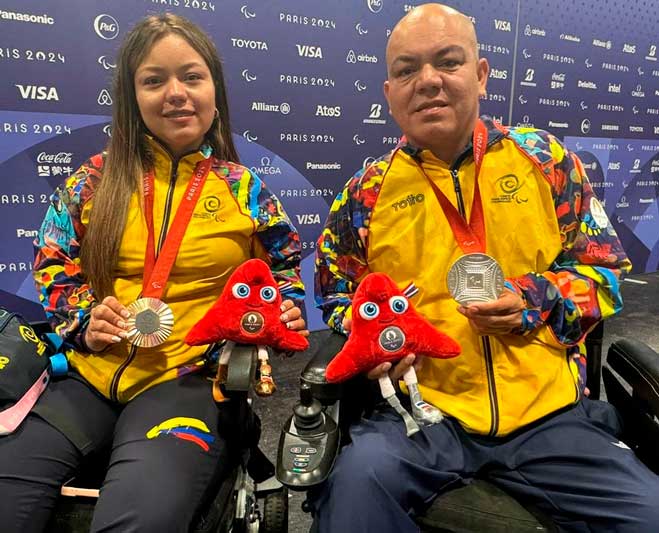 Leidy y Edilson Chica, los hermanos que cumplieron su sueño de medalla en los Juegos Paralímpicos