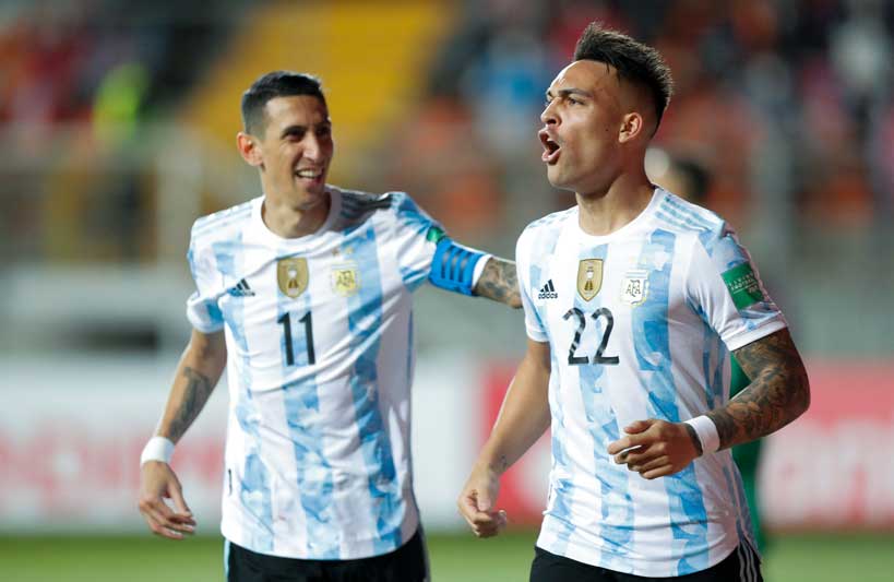 Argentina le dio un duro golpe a Chile antes de enfrentar a Colombia