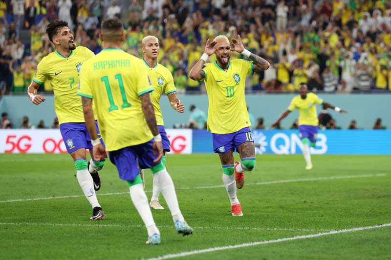 Hasta Tite bailó en la goleada de Brasil a Corea del Sur Brasil